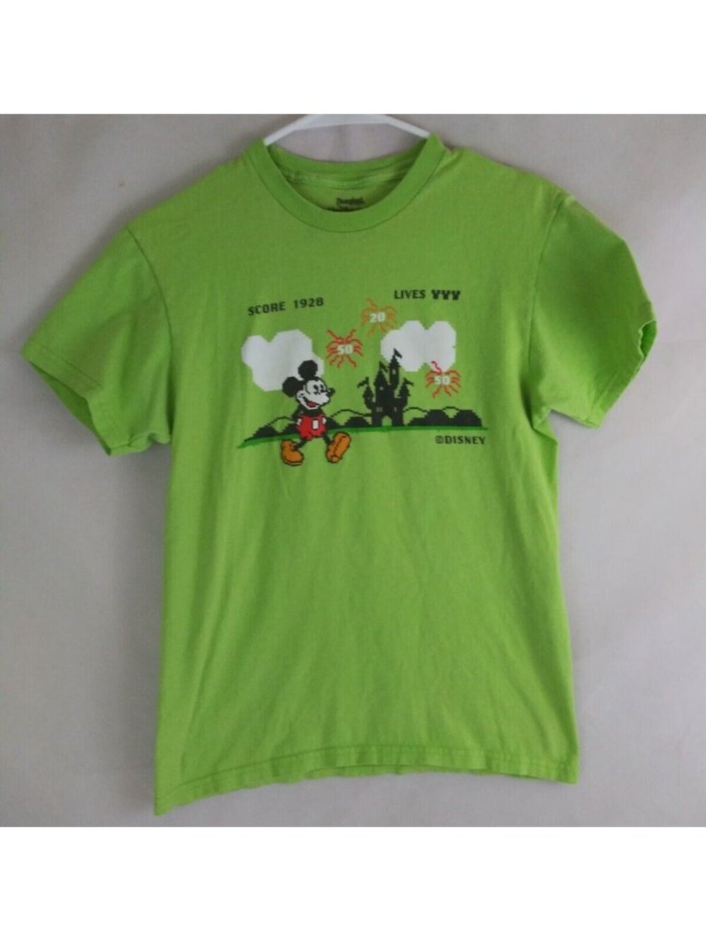 Disneyland Walt Disney World Womens Mickey Mouse Video Game Design T-Shirt Small